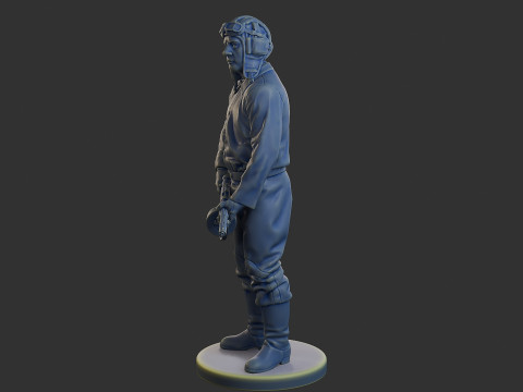 Załoga rosyjskiego czołgu STC WW2 1 003 Model do druku 3D