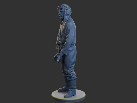 Russian Soviet tank Crew STC WW2 1 003 3D Print Model