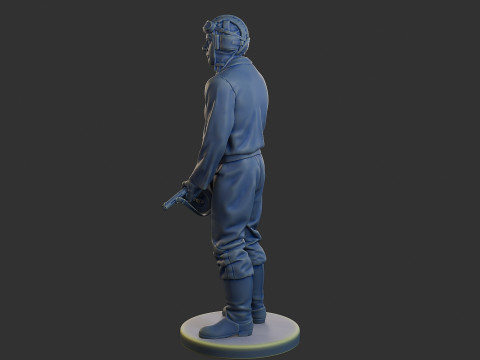 Załoga rosyjskiego czołgu STC WW2 1 003 Model do druku 3D