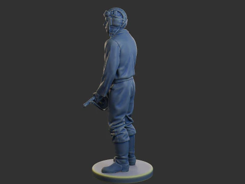 Russian Soviet tank Crew STC WW2 1 003 3D Print Model