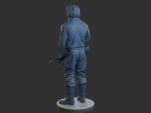 Załoga rosyjskiego czołgu STC WW2 1 003 Model do druku 3D