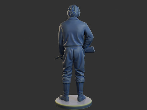 Załoga rosyjskiego czołgu STC WW2 1 003 Model do druku 3D