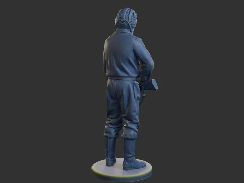 Russian Soviet tank Crew STC WW2 1 003 3D Print Model