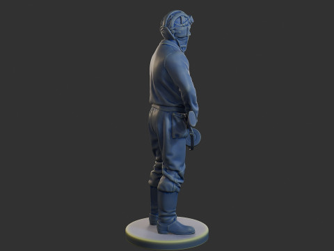 Załoga rosyjskiego czołgu STC WW2 1 003 Model do druku 3D