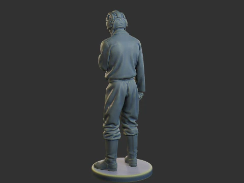 Equipaggio di carri armati sovietici russi STC WW2 1 006 Modello di stampa 3D