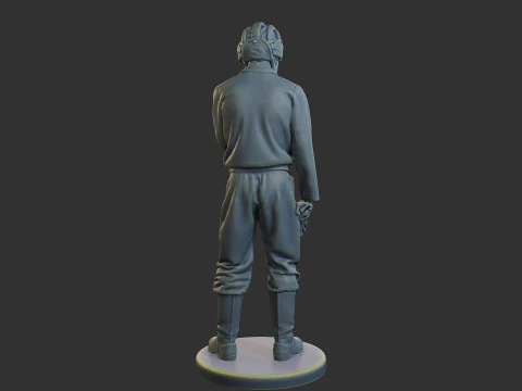 Equipaggio di carri armati sovietici russi STC WW2 1 006 Modello di stampa 3D