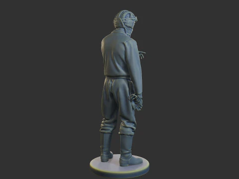 Equipaggio di carri armati sovietici russi STC WW2 1 006 Modello di stampa 3D