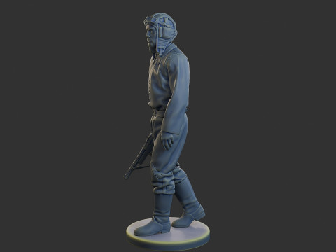 ロシア ソビエト戦車乗組員 STC WW2 1 007 3Dプリントモデル