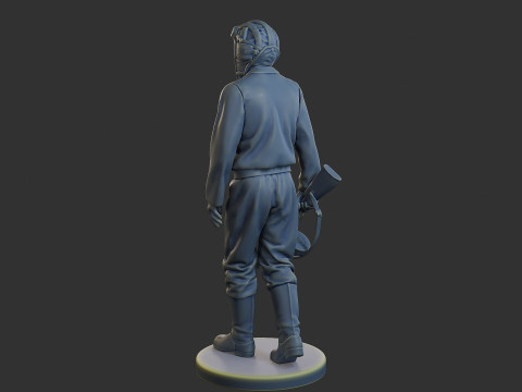 ロシア ソビエト戦車乗組員 STC WW2 1 007 3Dプリントモデル