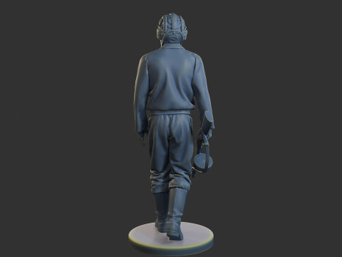 ロシア ソビエト戦車乗組員 STC WW2 1 007 3Dプリントモデル