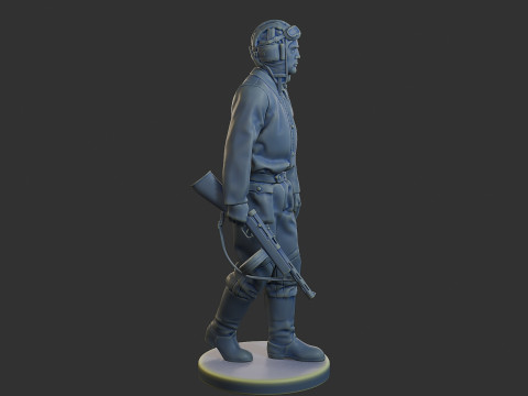 ロシア ソビエト戦車乗組員 STC WW2 1 007 3Dプリントモデル