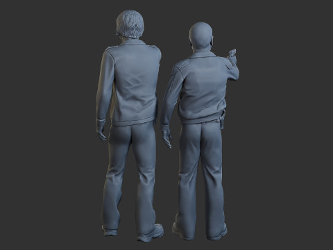 Poliziotti Cobra Poliziotti 001 002 Modello di stampa 3D