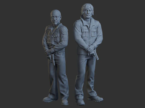 Poliziotti Cobra Poliziotti 003 004 Modello di stampa 3D