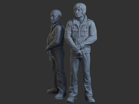 Polisi Cobra Polisi 003 004 Model Cetak 3D