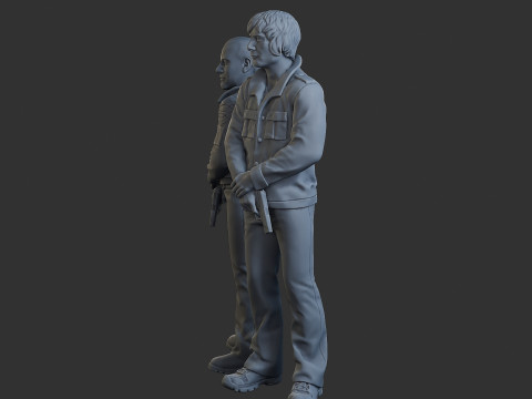 Polisi Cobra Polisi 003 004 Model Cetak 3D