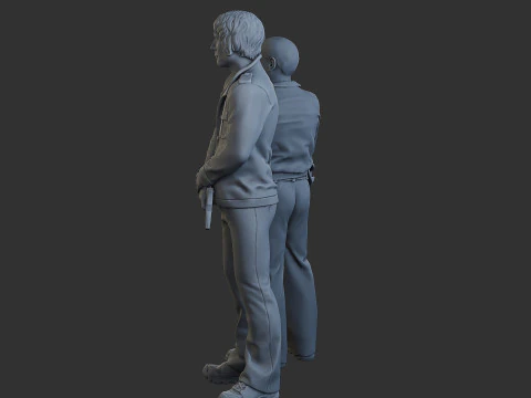 Poliziotti Cobra Poliziotti 003 004 Modello di stampa 3D