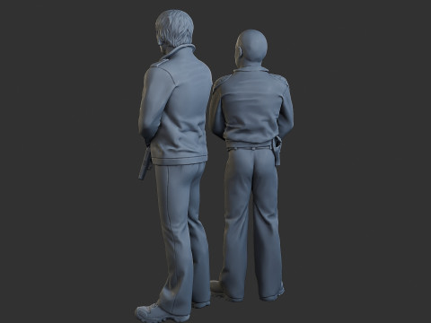 Polisi Cobra Polisi 003 004 Model Cetak 3D