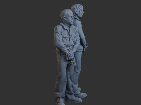 Poliziotti Cobra Poliziotti 003 004 Modello di stampa 3D