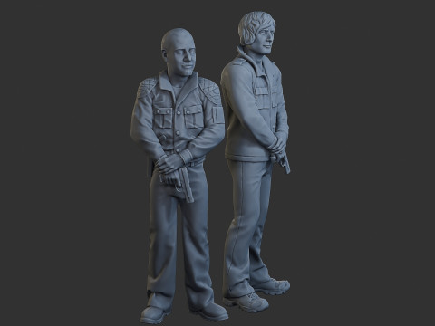 Polisi Cobra Polisi 003 004 Model Cetak 3D