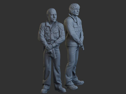 Poliziotti Cobra Poliziotti 003 004 Modello di stampa 3D