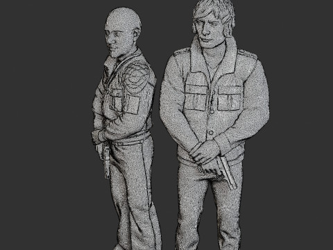 Polisi Cobra Polisi 003 004 Model Cetak 3D