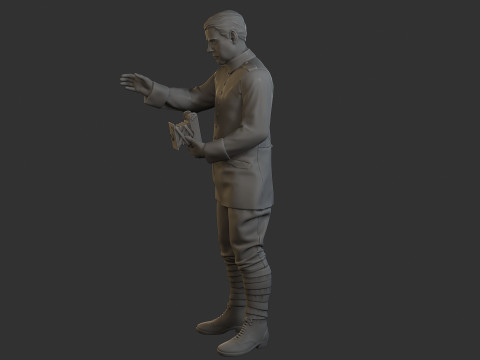 Красный Барон Фотограф 3D Принт Модель