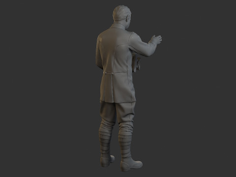 Красный Барон Фотограф 3D Принт Модель