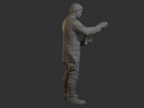 Красный Барон Фотограф 3D Принт Модель