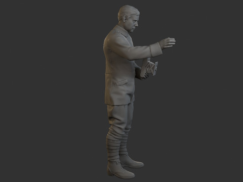 Красный Барон Фотограф 3D Принт Модель