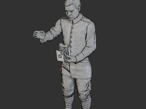 Красный Барон Фотограф 3D Принт Модель