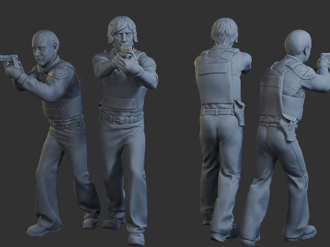 Cobra Polic&iacute;as Polic&iacute;as 005 006 Modelo de impresión 3D