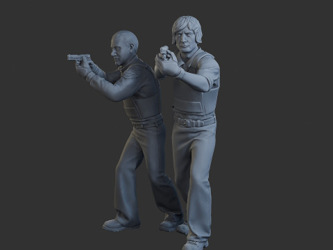 Polisi Cobra Polisi 005 006 Model Cetak 3D