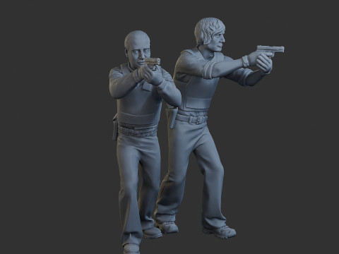 Polisi Cobra Polisi 005 006 Model Cetak 3D