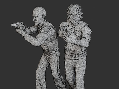 Polisi Cobra Polisi 005 006 Model Cetak 3D