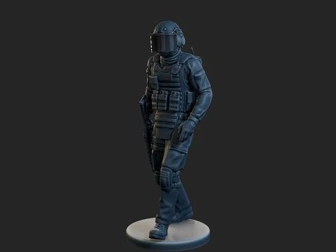 Tactical Gear GSG 9 TG1 004 3D Print Model