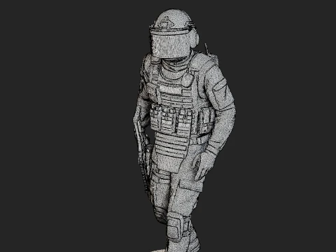 Tactical Gear GSG 9 TG1 004 3D Print Model