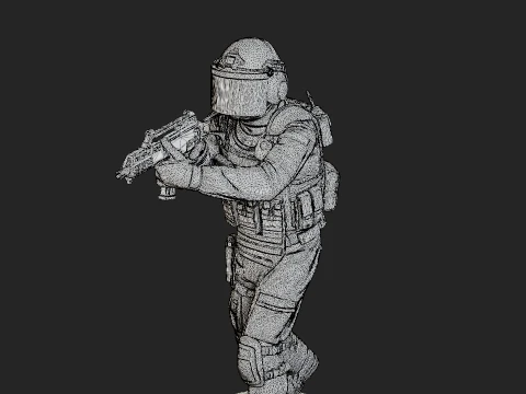 Tactical Gear GSG 9 TG1 005 3D Print Model