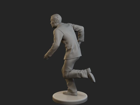 Male Spy Agent MSA1 002 3D Print Model
