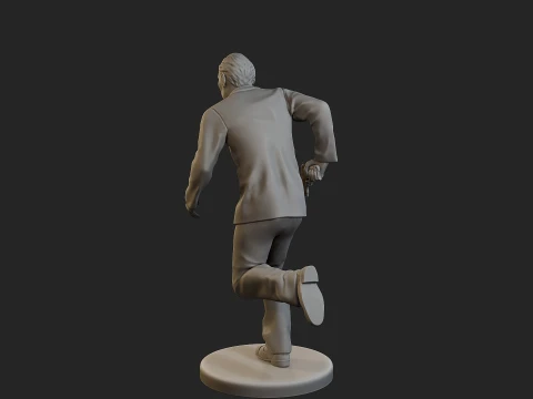 Male Spy Agent MSA1 002 3D Print Model