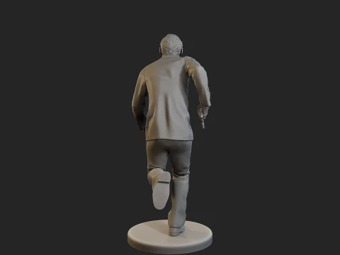 Male Spy Agent MSA1 002 3D Print Model