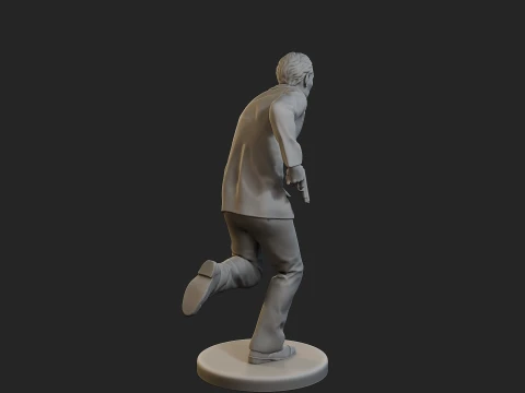 Male Spy Agent MSA1 002 3D Print Model