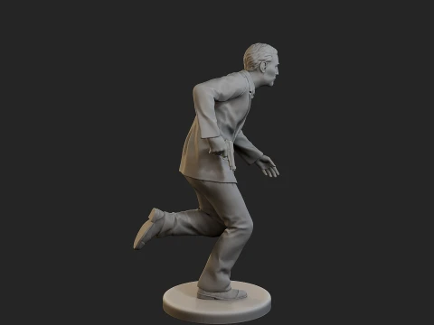 Male Spy Agent MSA1 002 3D Print Model