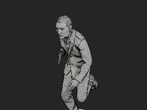 Male Spy Agent MSA1 002 3D Print Model