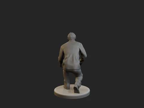 Male Spy Agent MSA1 003 3D Print Model