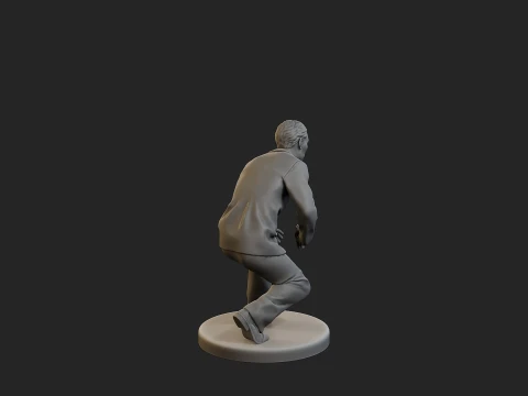 Male Spy Agent MSA1 003 3D Print Model