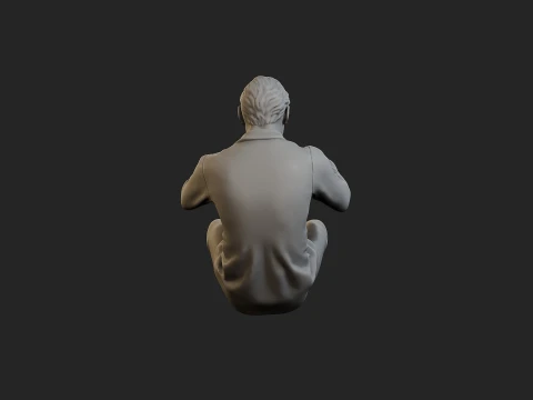 Male Spy Agent MSA1 005 3D Print Model