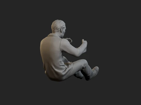 Male Spy Agent MSA1 005 3D Print Model