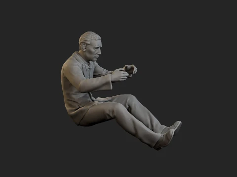 Male Spy Agent MSA1 005 3D Print Model