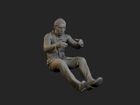 Male Spy Agent MSA1 005 3D Print Model