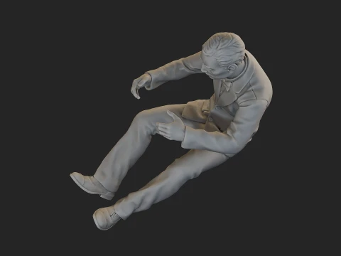 Male Spy Agent MSA1 005 3D Print Model